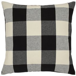 Amazon Brand – Stone & Beam Farmhouse Buffalo Check Plaid Decorative Throw Pillow, 20