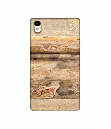 Amazon Brand - Solimo Designer Rushed Marble 3D Printed Hard Back Case Mobile Cover for Sony Xperia Z2