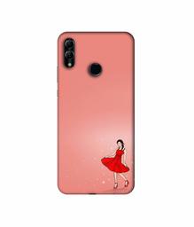 Amazon Brand - Solimo Designer Red Dress Lady 3D Printed Hard Back Case Mobile Cover for Honor 10 Lite