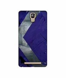 Amazon Brand - Solimo Designer Purple and Gray Texture 3D Printed Hard Back Case Mobile Cover for Gionee Marathon M5 Plus