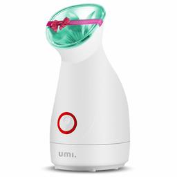 UMI. Facial Steamer Professional Face Steamer for Blackheads, Nano Ionic Face Humidifier, Warm Mist Face Sauna Steaming Skincare, Unclogs Pores, Facial Mask Partner, Deep Cleanse Home Spa (Green)