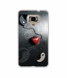 Amazon Brand - Solimo Designer Chinnese Yin and Yang UV Printed Soft Back Case Mobile Cover for Samsung Z4