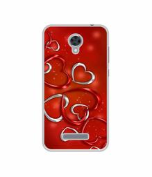 Amazon Brand - Solimo Designer Hearts UV Printed Soft Back Case Mobile Cover for Panasonic Eluga i2 Active