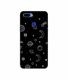 Amazon Brand - Solimo Designer Solar System 3D Printed Hard Back Case Mobile Cover for Oppo A5