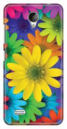 Amazon Brand - Solimo Designer Floral Design 3D Printed Hard Back Case Mobile Cover for Vivo Y21L