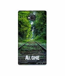 Amazon Brand - Solimo Designer Alone UV Printed Soft Back Case Mobile Cover for Lava A82