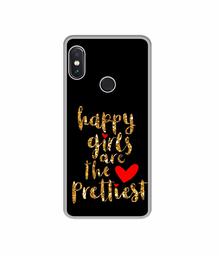 Amazon Brand - Solimo Designer Happy Girls are The Prettiest UV Printed Soft Back Case Mobile Cover for Mi Redmi Note 5 Pro