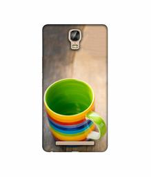 Amazon Brand - Solimo Designer Multicolor Cup 3D Printed Hard Back Case Mobile Cover for Gionee Marathon M5 Plus