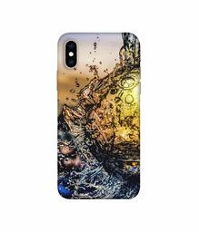 Amazon Brand - Solimo Designer Water Drop Reflection 3D Printed Hard Back Case Mobile Cover for Apple iPhone Xs Max