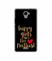 Amazon Brand - Solimo Designer Happy Girls are The Prettiest UV Printed Soft Back Case Mobile Cover for Panasonic Eluga Ray X