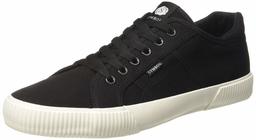 Amazon Brand - Symbol Men's Black Canvas Sneakers-6 UK/India (40 EU) (AZ-GI-361C)