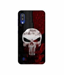 Amazon Brand - Solimo Designer Punisher Skull 3D Printed Hard Back Case Mobile Cover for Samsung Galaxy M10