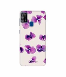 Amazon Brand - Solimo Designer Lily Petal 3D Printed Hard Back Case Mobile Cover for Samsung Galaxy M31