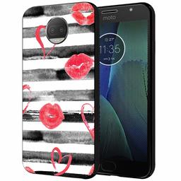 Amazon Brand - Solimo Designer Hearts Printed Hard Back Case Mobile Cover for Moto G5S Plus (D321)