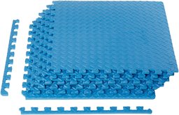 AmazonBasics EVA Puzzle Exercise Mat Blue