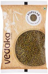 Amazon Brand - Vedaka Popular Green Moong Whole / Sabut, 1 kg