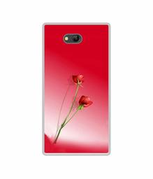 Amazon Brand - Solimo Designer Red Roses UV Printed Soft Back Case Mobile Cover for Lyf Wind 4