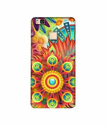 Amazon Brand - Solimo Designer Rangoli 3D Printed Hard Back Case Mobile Cover for Huawei P9 lite