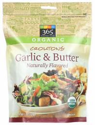 365 Everyday Value, Organic Croutons, Butter & Garlic, 4.5 oz