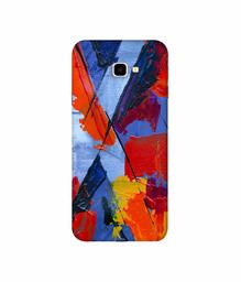 Amazon Brand - Solimo Designer X Multicolor Texture 3D Printed Hard Back Case Mobile Cover for Samsung Galaxy J4 Plus