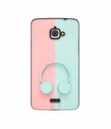 Amazon Brand - Solimo Designer Head Phone 3D Printed Hard Back Case Mobile Cover for InFocus M350