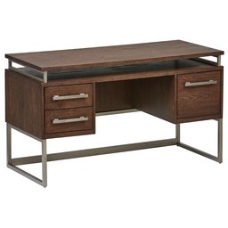 Amazon Brand – Stone & Beam Casual Wood Office Computer Desk, 54.5