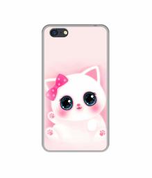 Amazon Brand - Solimo Designer Babby Kitty UV Printed Soft Back Case Mobile Cover for Oppo A71