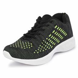 Solefit Men's Black Running Shoes-9 UK (42 EU) (SLFT-1133)