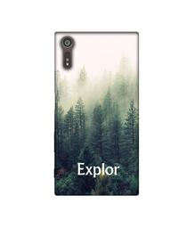 Amazon Brand - Solimo Designer Explor 3D Printed Hard Back Case Mobile Cover for Sony Xperia XZ Dual