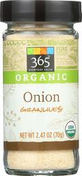 365 Everyday Value, Organic Onion Granules, 2.47 oz