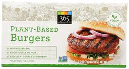 365 Everyday Value, Plant-Based Burgers, 10 oz