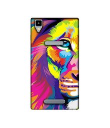 Amazon Brand - Solimo Designer Funny Cat Pattern Print UV Printed Soft Back Case Mobile Cover for Panasonic Eluga A2