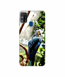 Amazon Brand - Solimo Designer Macaw Parrot 3D Printed Hard Back Case Mobile Cover for Samsung Galaxy M31