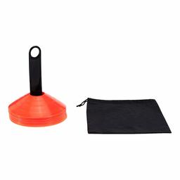 AmazonBasics Sports Practice Cones, 20 Cones with Holder (Renewed)