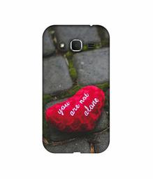 Amazon Brand - Solimo Designer You are Not Alone 3D Printed Hard Back Case Mobile Cover for Samsung Galaxy Core Prime