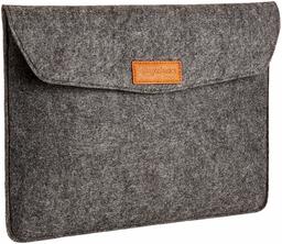 AmazonBasics 13 Inch Felt Macbook Laptop Sleeve Case - Charcoal