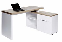 Movian Corner Desk with Cupboard Compartment