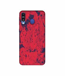 Amazon Brand - Solimo Designer Red Paint 3D Printed Hard Back Case Mobile Cover for Samsung Galaxy M21