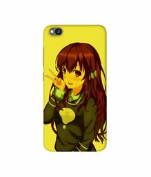 Amazon Brand - Solimo Designer DJ Girl Vector 3D Printed Hard Back Case Mobile Cover for Xiaomi Redmi Go