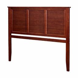 Amazon Brand – Ravenna Home Solid Pine Flat-Topped Headboard - Queen, 65 Inch, Dark Espresso