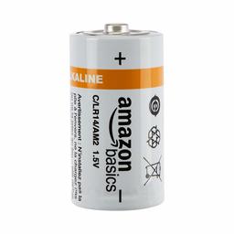 AmazonBasics C Cell Everyday Alkaline Batteries (24-Pack) (Renewed)