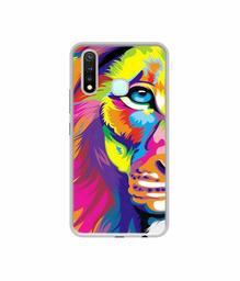 Amazon Brand - Solimo Designer Funny Cat Pattern Print UV Printed Soft Back Case Mobile Cover for Vivo Y19