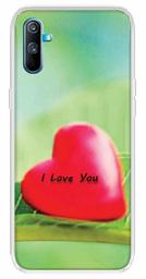 Amazon Brand - Solimo Designer Multicolor Leaf Heart Love Quote Printed Soft Back Case Mobile Cover for Realme C3