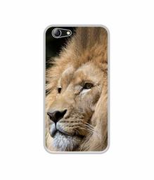 Amazon Brand - Solimo Designer Lion UV Printed Soft Back Case Mobile Cover for Micromax Canvas 2 Q4310