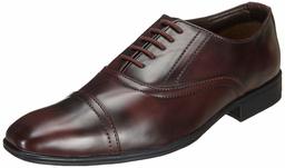 Amazon Brand - Symbol Men's Cherry Synthetic Formal Shoes - 9 UK (AZ-KY-332A)