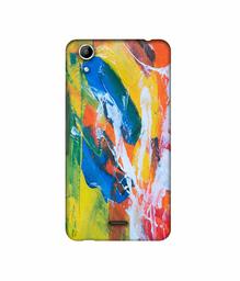 Amazon Brand - Solimo Designer Multicolor Paint On Wall 3D Printed Hard Back Case Mobile Cover for Micromax Canvas Selfie Lens Q345