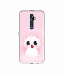 Amazon Brand - Solimo Designer Kitty UV Printed Soft Back Case Mobile Cover for Oppo Reno 2Z