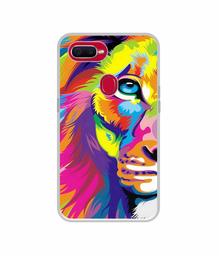 Amazon Brand - Solimo Designer Funny Cat Pattern Print UV Printed Soft Back Case Mobile Cover for Oppo F9 Pro