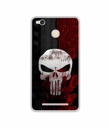 Amazon Brand - Solimo Designer Punisher Skull UV Printed Soft Back Case Mobile Cover for Mi Redmi 3S Prime