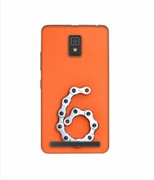 Amazon Brand - Solimo Designer Number Six 3D Printed Hard Back Case Mobile Cover for Lenovo A6600